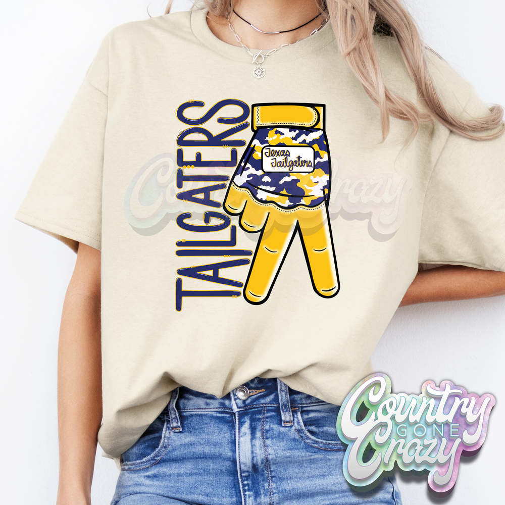 Texas Tailgaters Glove - T-Shirt-Gildan-Country Gone Crazy
