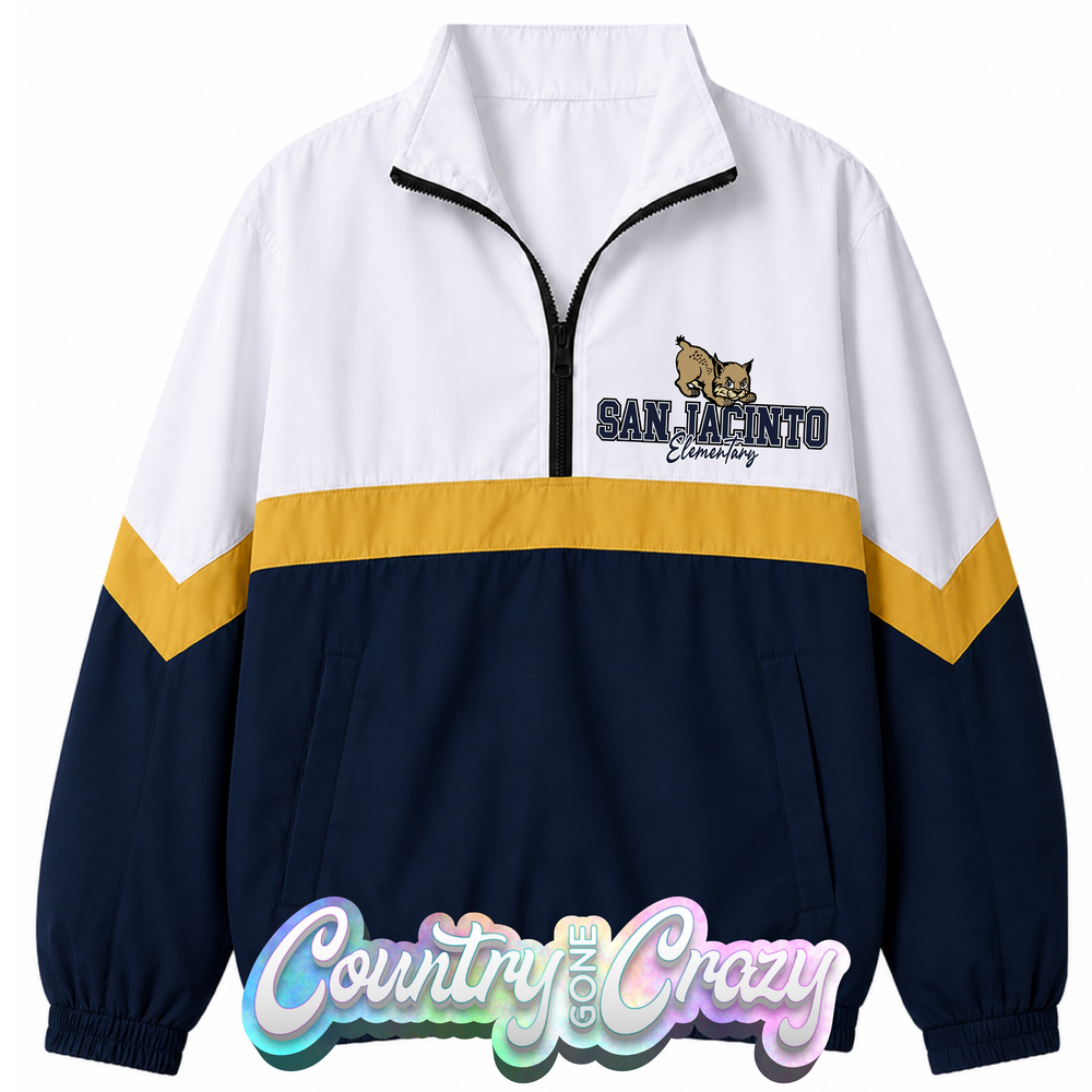 SAN JACINTO BOBCATS WINDBREAKER // *PRE-ORDER**-Country Gone Crazy-Country Gone Crazy