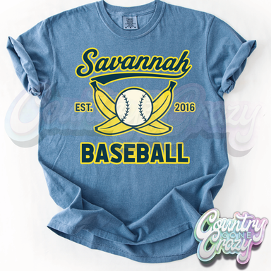 Savannah Baseball - Comfort Colors - T-Shirt-Comfort Colors-Country Gone Crazy