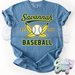 Savannah Baseball - Comfort Colors - T-Shirt-Comfort Colors-Country Gone Crazy