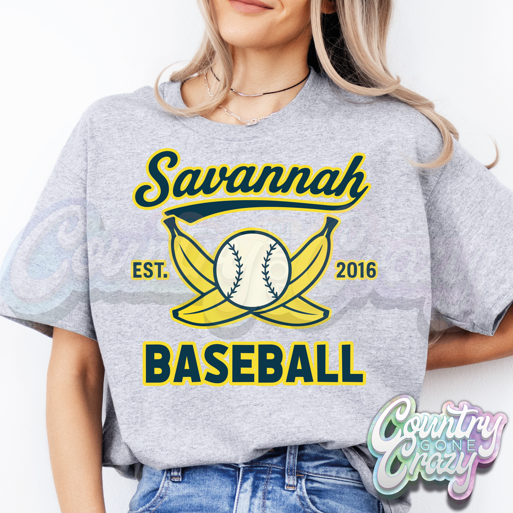 Savannah Baseball - T-Shirt-Gildan-Country Gone Crazy