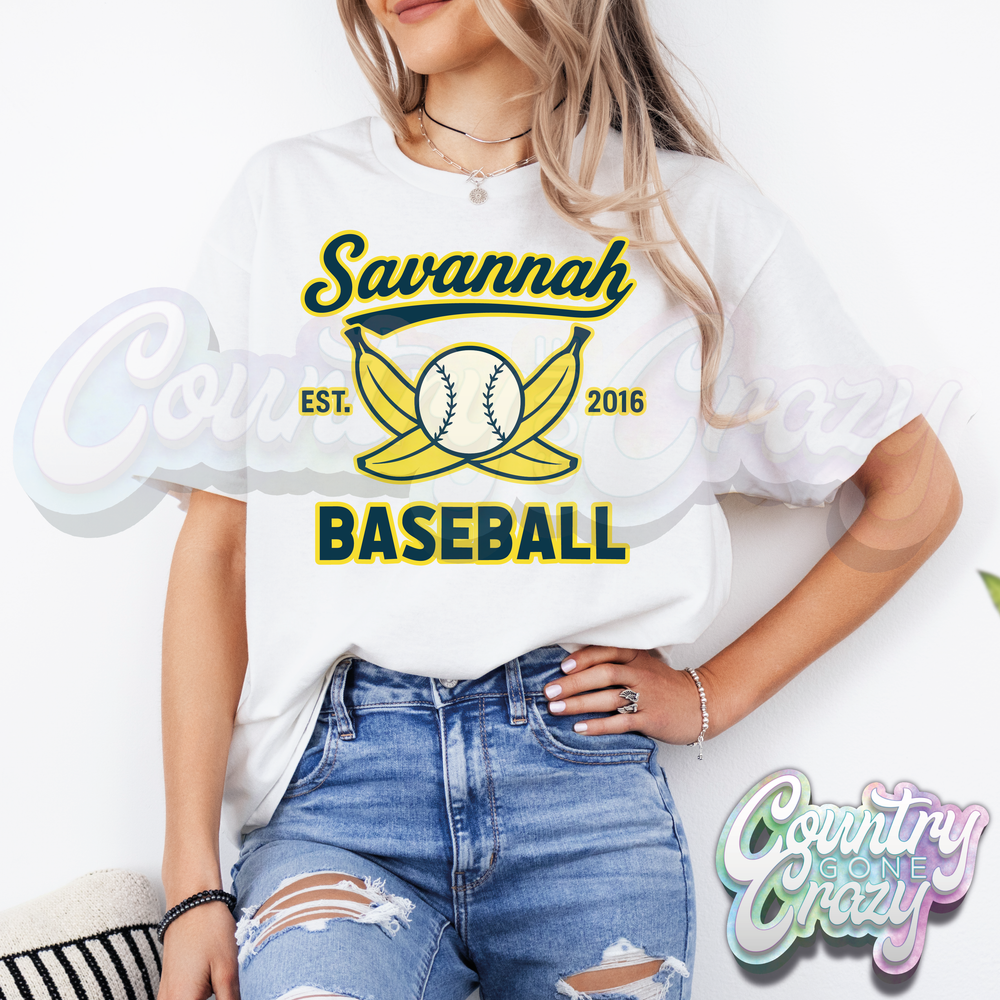 Savannah Baseball - Comfort Colors - T-Shirt-Comfort Colors-Country Gone Crazy
