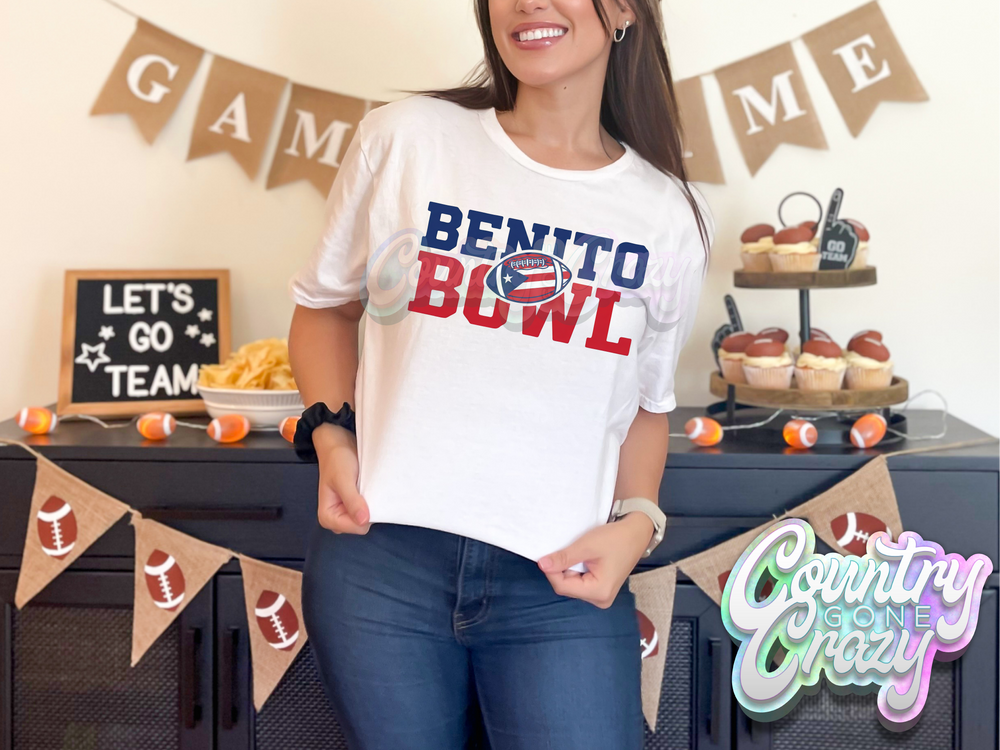BENITO BOWL WITH FOOTBALL //-Country Gone Crazy-Country Gone Crazy