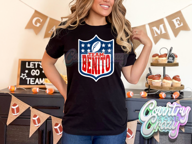 TEAM BENITO WITH WHITE OUTLINE //-Country Gone Crazy-Country Gone Crazy