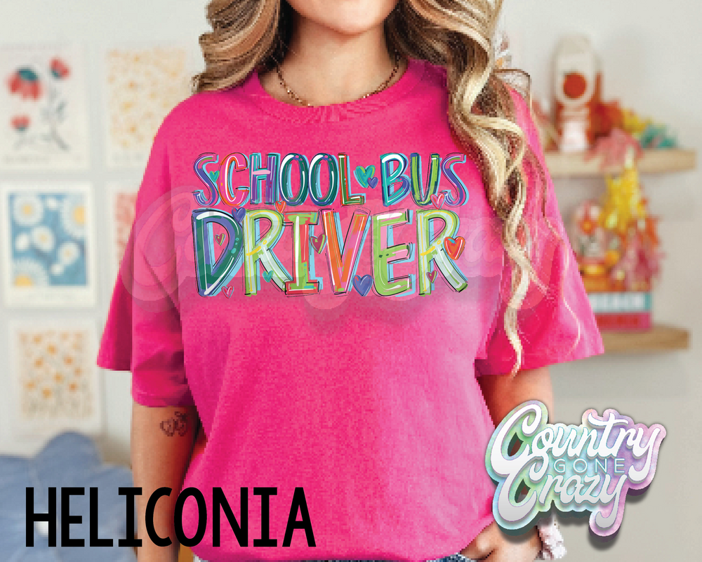 School Bus Driver • Splash • T-Shirt-Country Gone Crazy-Country Gone Crazy