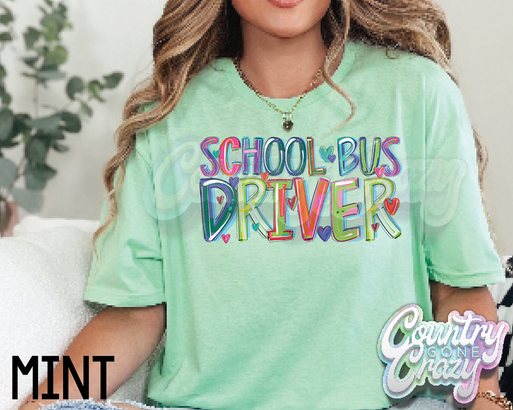 School Bus Driver • Splash • T-Shirt-Country Gone Crazy-Country Gone Crazy