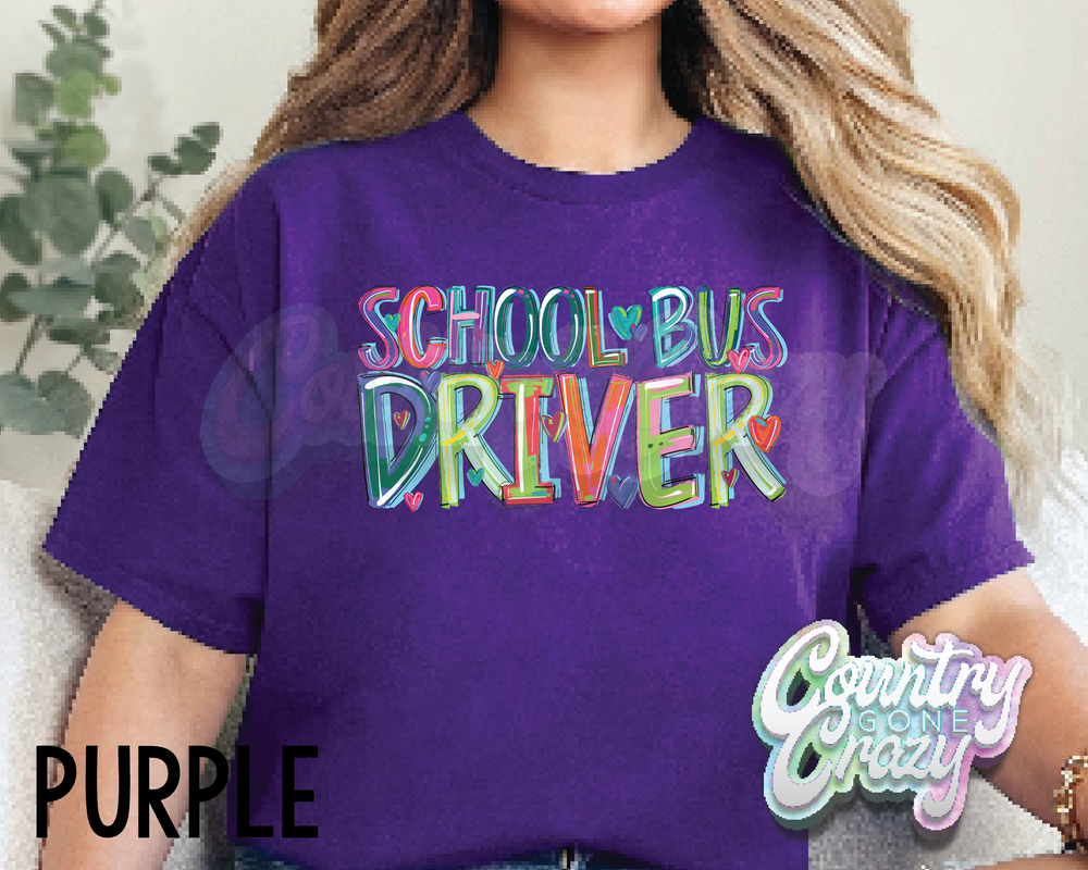 School Bus Driver • Splash • T-Shirt-Country Gone Crazy-Country Gone Crazy