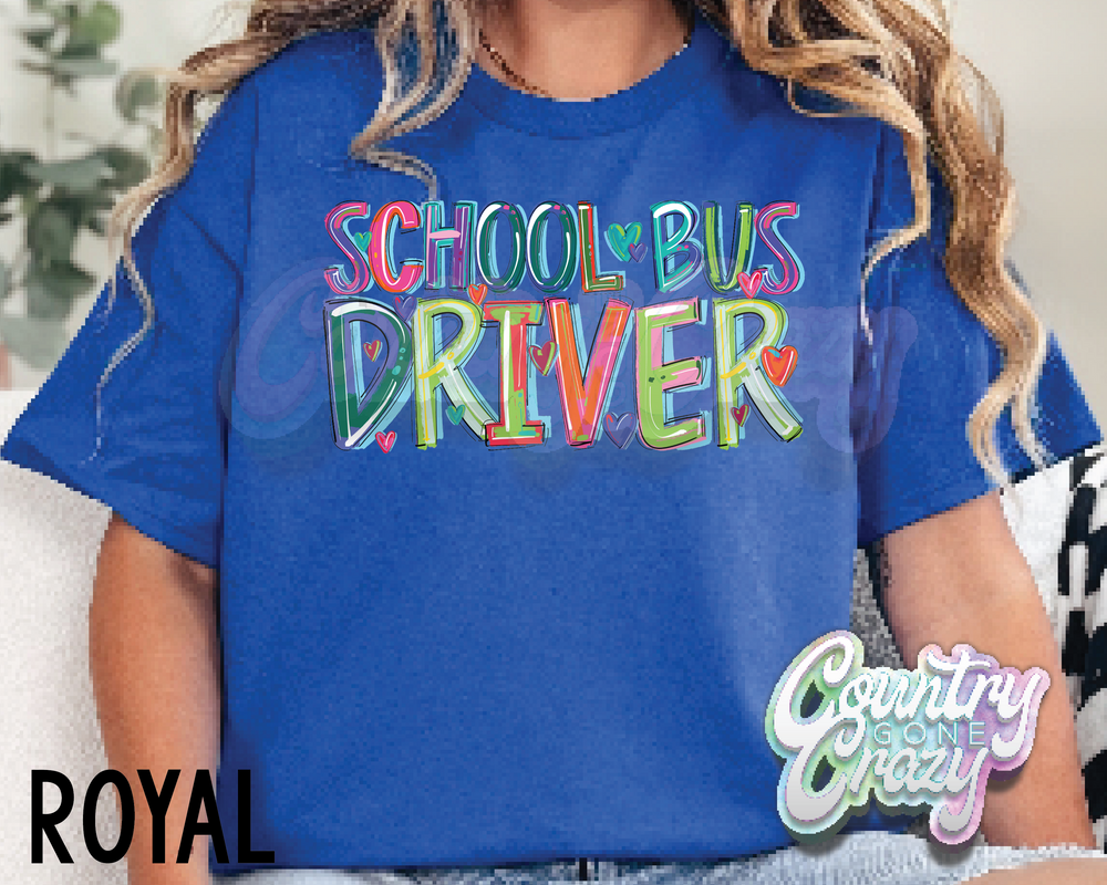 School Bus Driver • Splash • T-Shirt-Country Gone Crazy-Country Gone Crazy