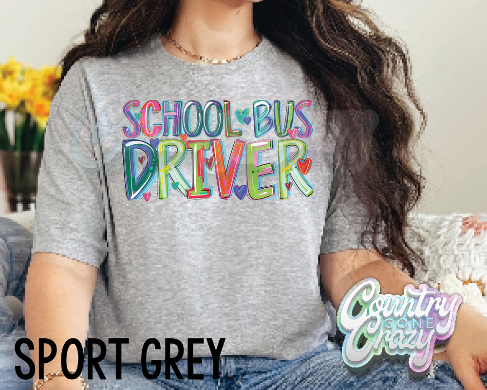 School Bus Driver • Splash • T-Shirt-Country Gone Crazy-Country Gone Crazy