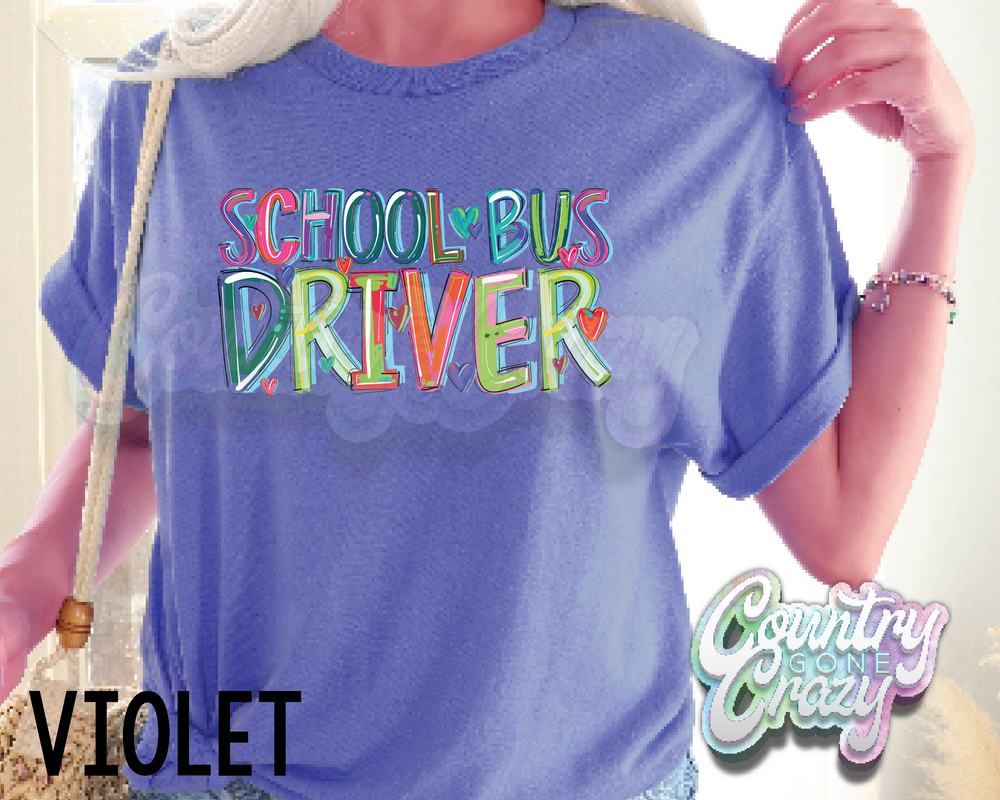 School Bus Driver • Splash • T-Shirt-Country Gone Crazy-Country Gone Crazy