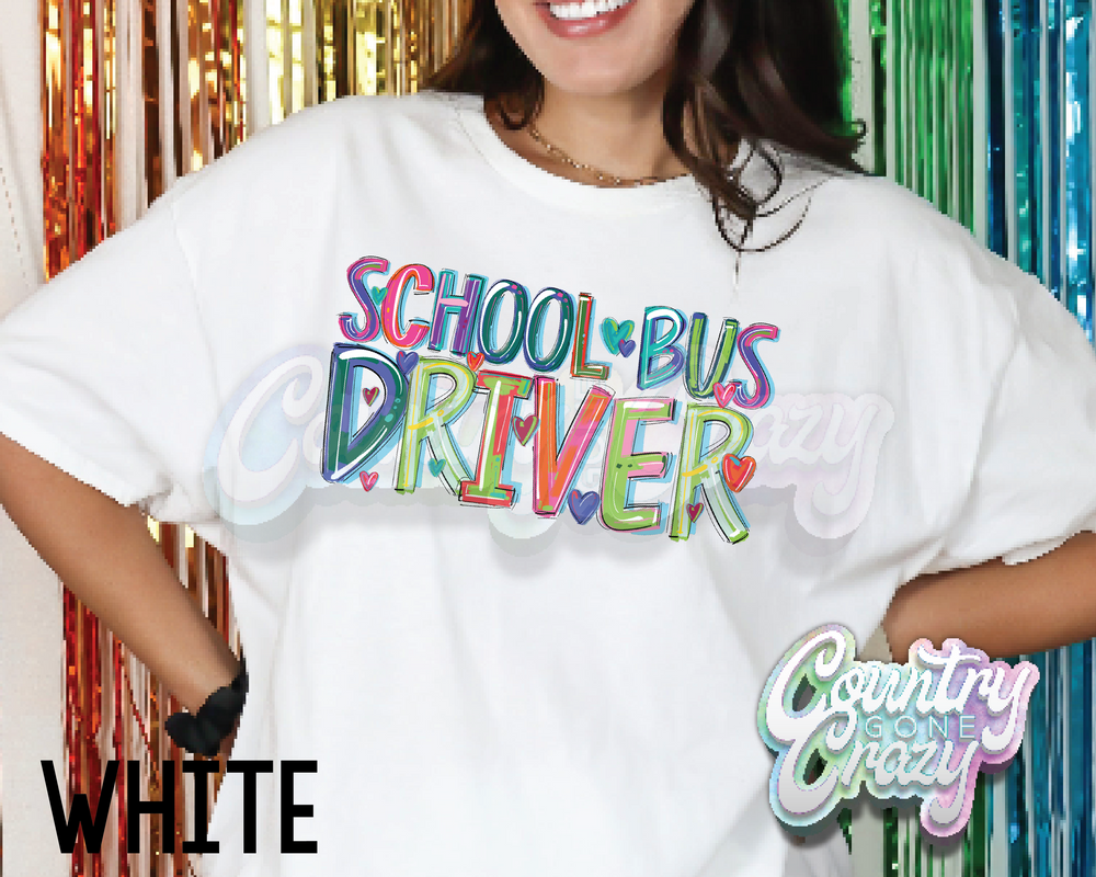 School Bus Driver • Splash • T-Shirt-Country Gone Crazy-Country Gone Crazy