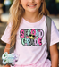 RETRO - SECOND GRADE / LT. PINK T-SHIRT-Country Gone Crazy-Country Gone Crazy