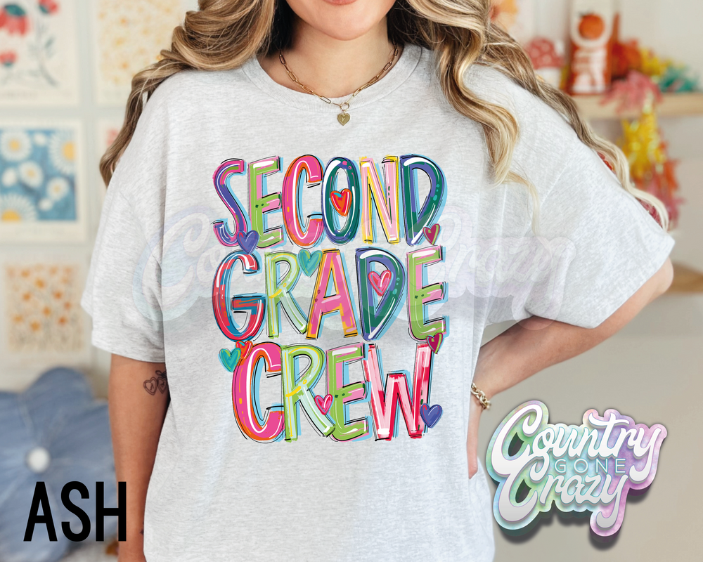 Second Grade Crew • Splash • T-Shirt-Country Gone Crazy-Country Gone Crazy