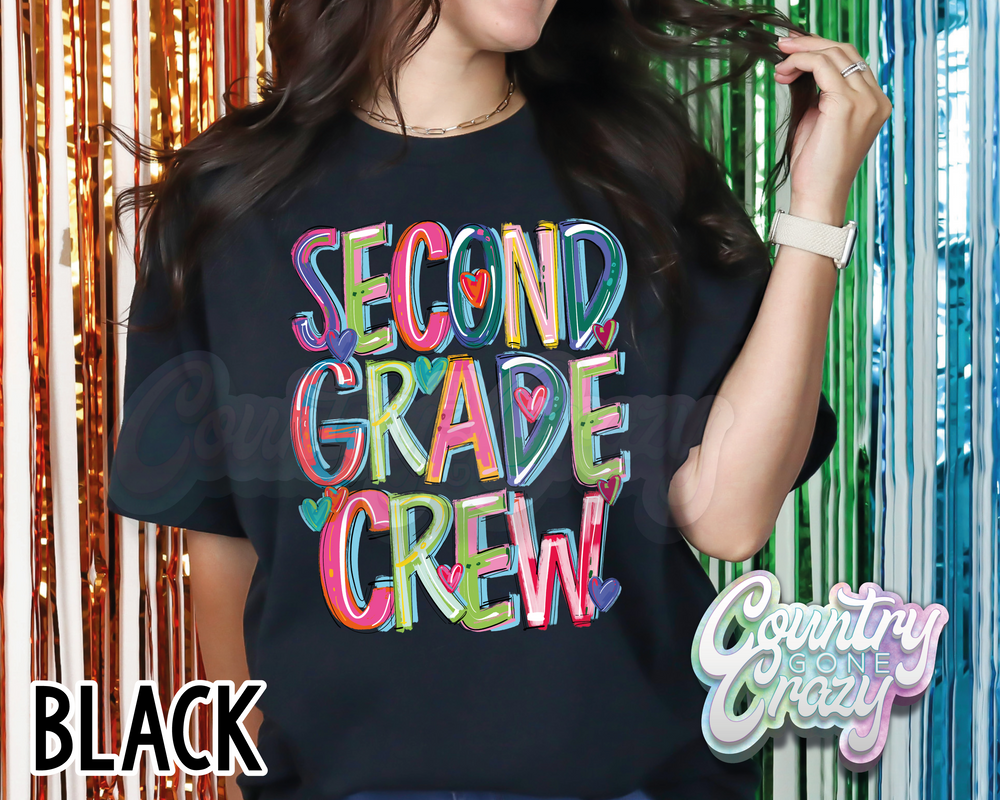 Second Grade Crew • Splash • T-Shirt-Country Gone Crazy-Country Gone Crazy