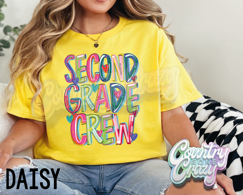 Second Grade Crew • Splash • T-Shirt-Country Gone Crazy-Country Gone Crazy