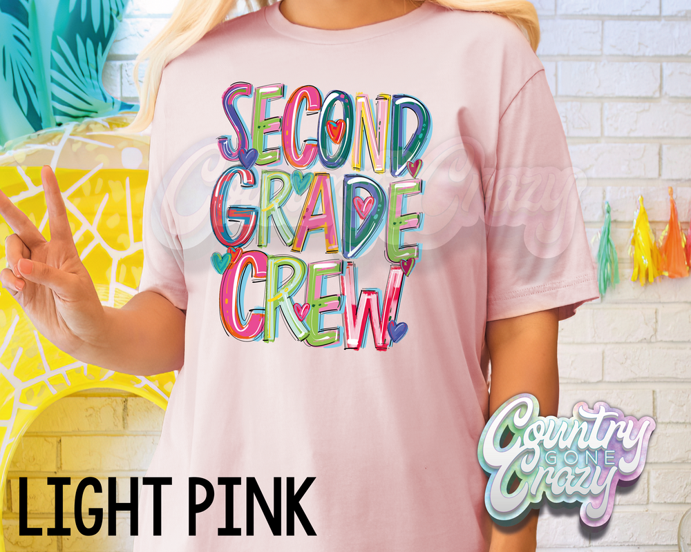 Second Grade Crew • Splash • T-Shirt-Country Gone Crazy-Country Gone Crazy