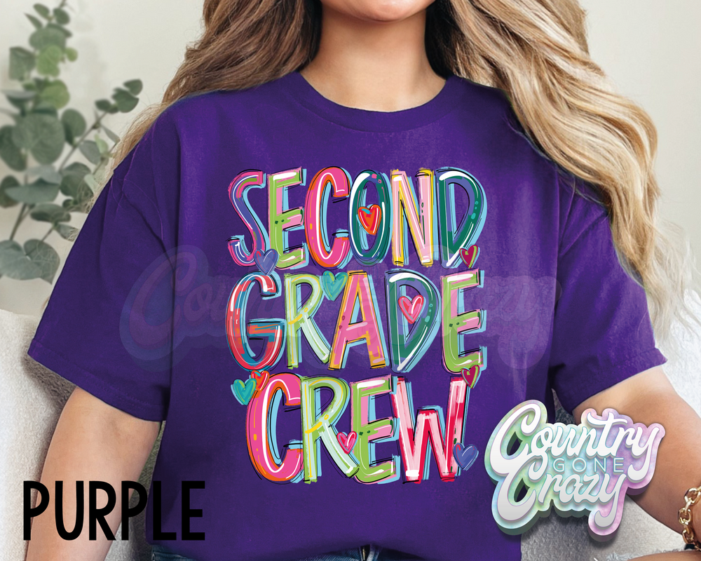 Second Grade Crew • Splash • T-Shirt-Country Gone Crazy-Country Gone Crazy