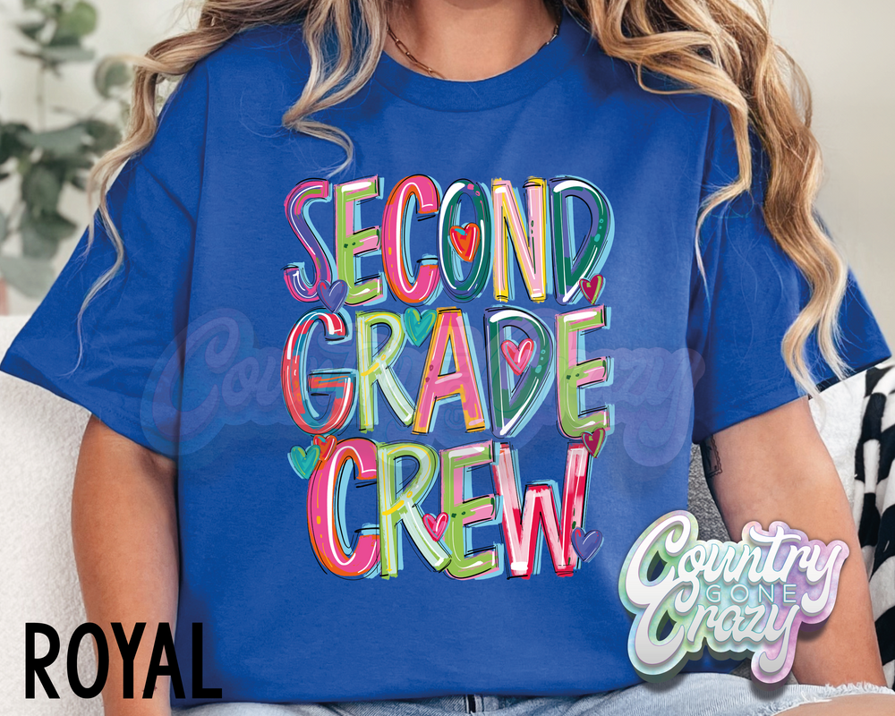 Second Grade Crew • Splash • T-Shirt-Country Gone Crazy-Country Gone Crazy