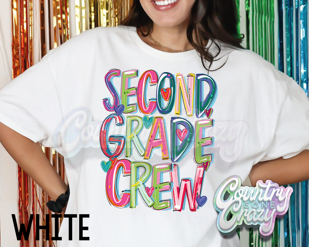 Second Grade Crew • Splash • T-Shirt-Country Gone Crazy-Country Gone Crazy