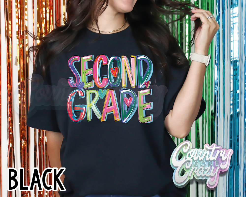 Second Grade • Splash • T-Shirt-Country Gone Crazy-Country Gone Crazy