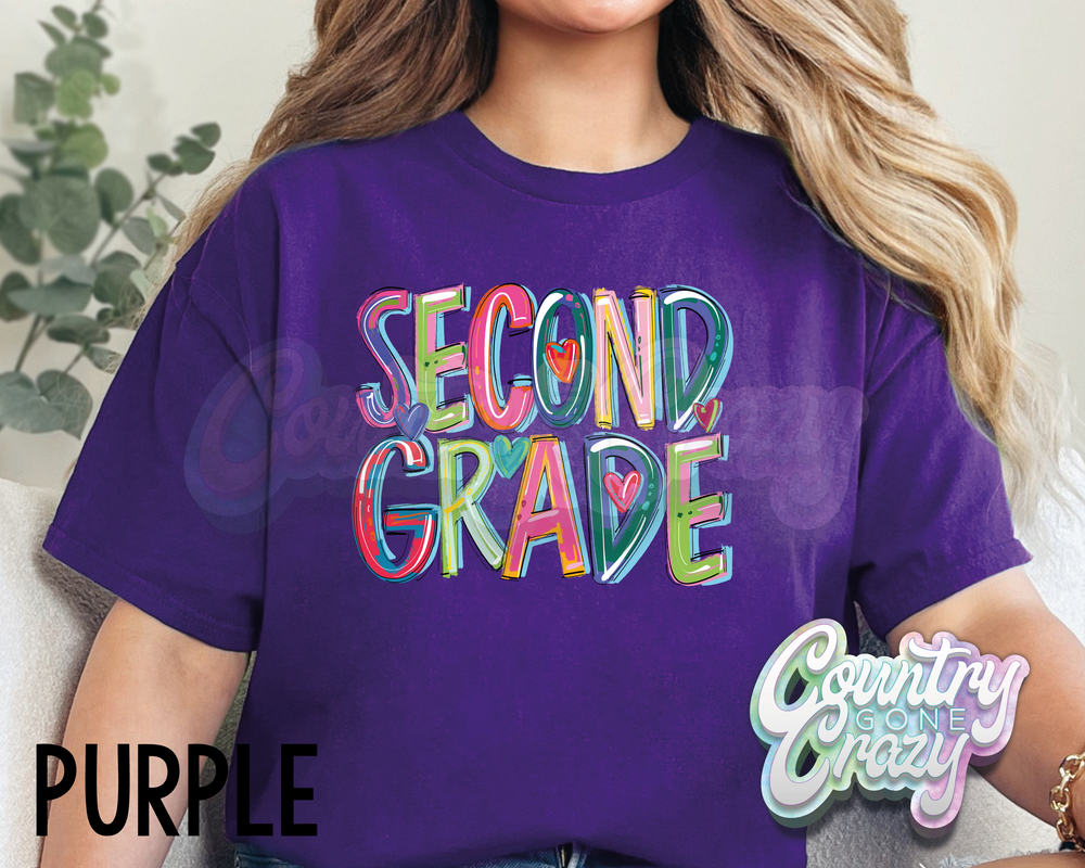 Second Grade • Splash • T-Shirt-Country Gone Crazy-Country Gone Crazy