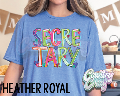 SECRETARY • Splash • T-Shirt-Country Gone Crazy-Country Gone Crazy