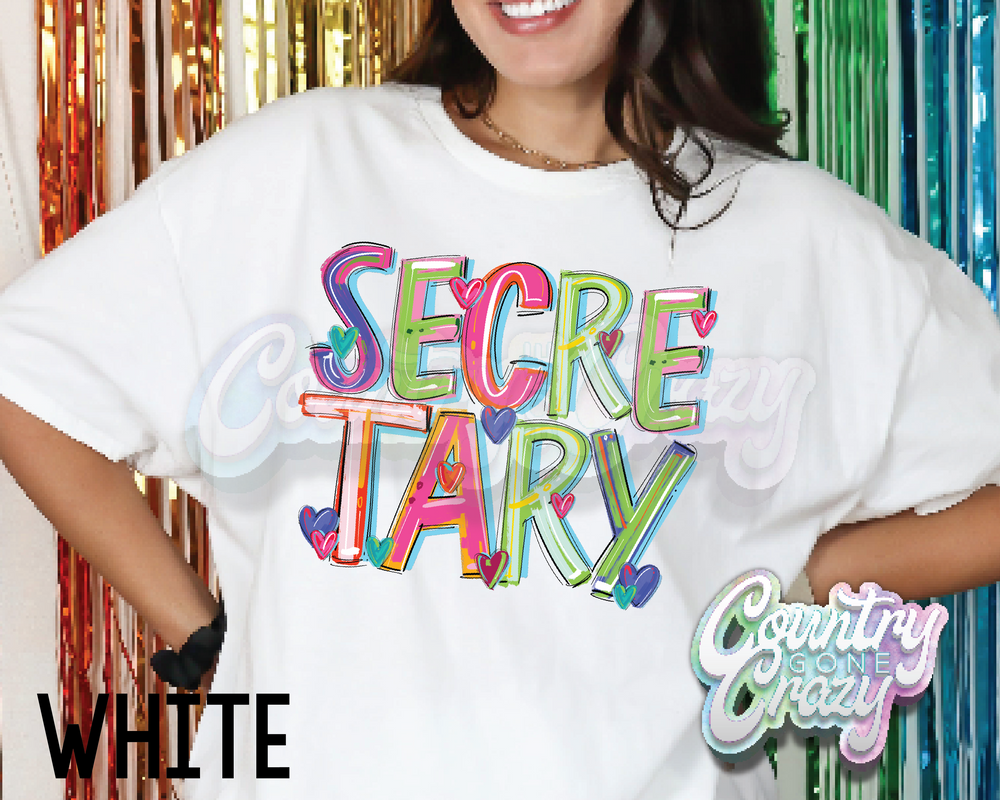 SECRETARY • Splash • T-Shirt-Country Gone Crazy-Country Gone Crazy