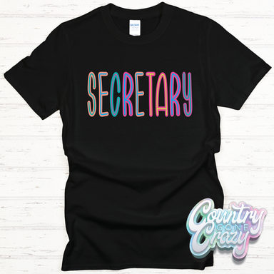Secretary Bright T-Shirt-Country Gone Crazy-Country Gone Crazy