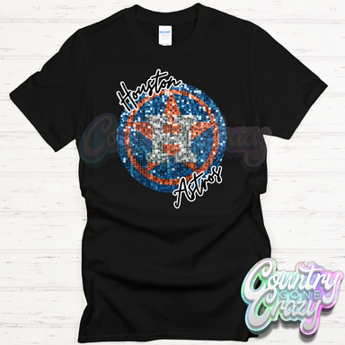 Houston Sequins - T-Shirt-Country Gone Crazy-Country Gone Crazy