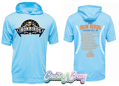Iron Birds - Short Sleeve Hoodie-BAW-Country Gone Crazy