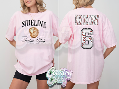BASEBALL // SOCIAL CLUB // COMFORT COLORS - T-SHIRT-Country Gone Crazy-Country Gone Crazy