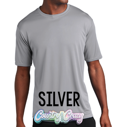 Youth Dri Fit - Silver-Port & Company-Country Gone Crazy