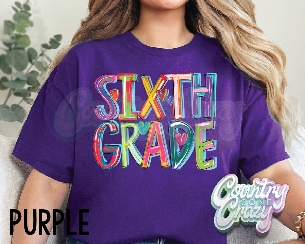 Sixth Grade • Splash • T-Shirt-Country Gone Crazy-Country Gone Crazy