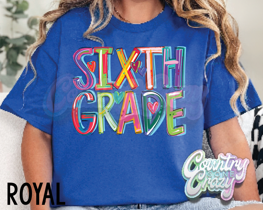 Sixth Grade • Splash • T-Shirt-Country Gone Crazy-Country Gone Crazy