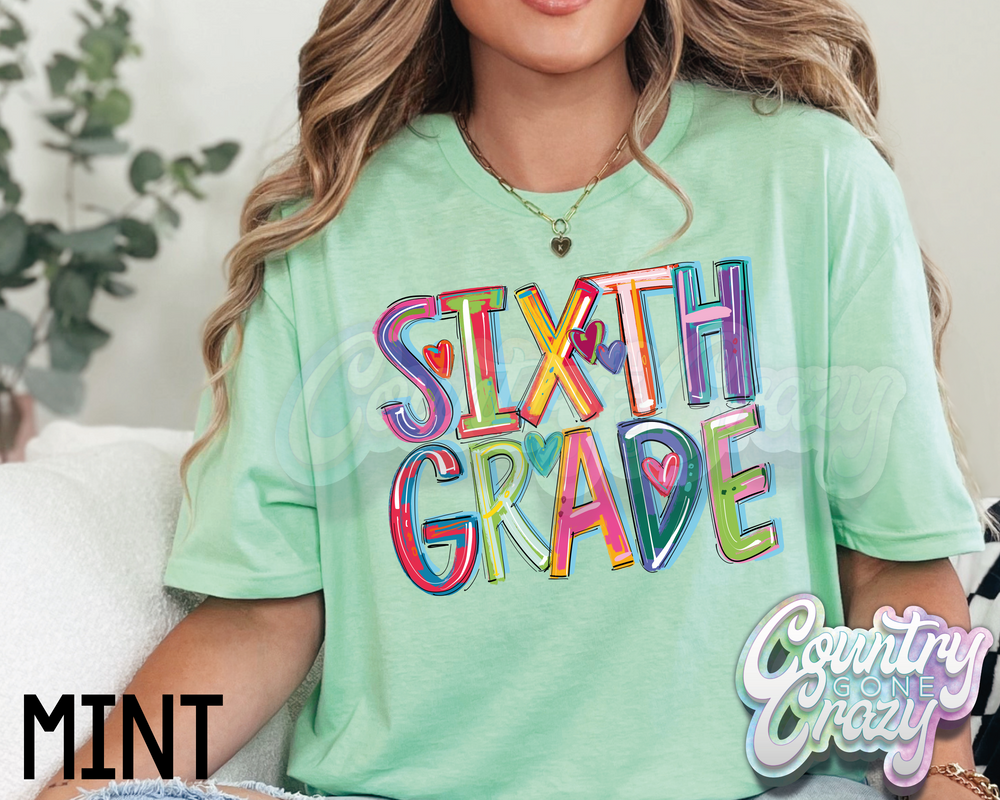 Sixth Grade • Splash • T-Shirt-Country Gone Crazy-Country Gone Crazy