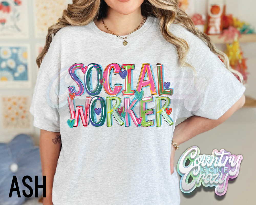 Social Worker • Splash • T-Shirt-Country Gone Crazy-Country Gone Crazy