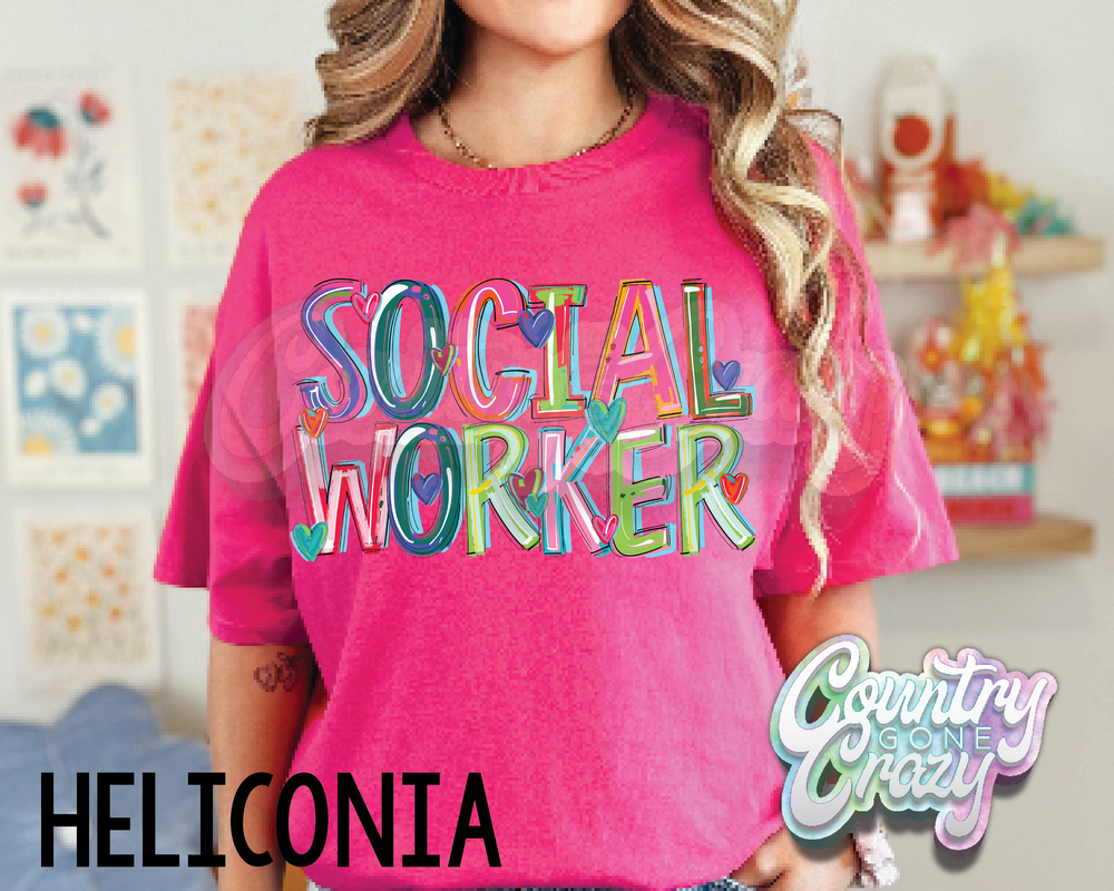 Social Worker • Splash • T-Shirt-Country Gone Crazy-Country Gone Crazy