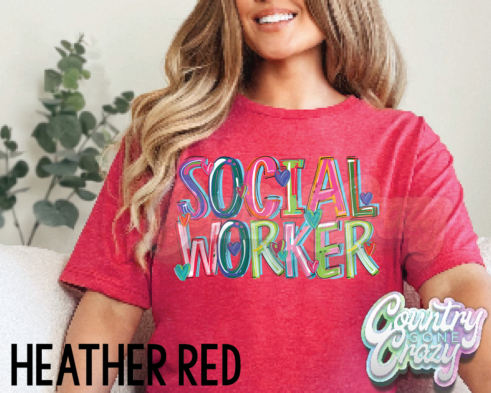 Social Worker • Splash • T-Shirt-Country Gone Crazy-Country Gone Crazy