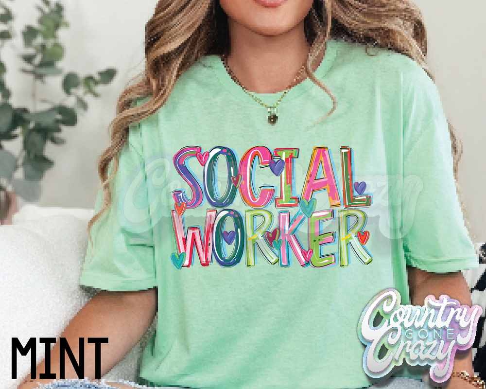 Social Worker • Splash • T-Shirt-Country Gone Crazy-Country Gone Crazy