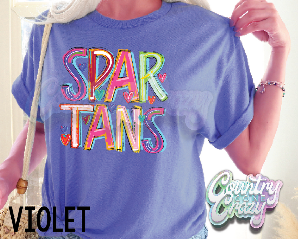 Spartans • Splash • T-Shirt-Country Gone Crazy-Country Gone Crazy