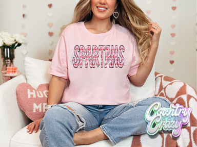 Spartans - Valentines - T-Shirt-Country Gone Crazy-Country Gone Crazy