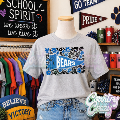 BEARS - FLORAL PENNANT-Country Gone Crazy-Country Gone Crazy