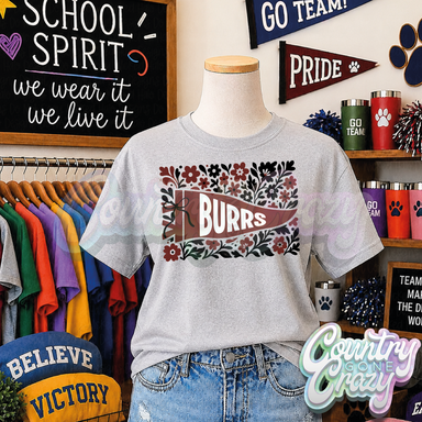 BURRS - FLORAL PENNANT-Country Gone Crazy-Country Gone Crazy