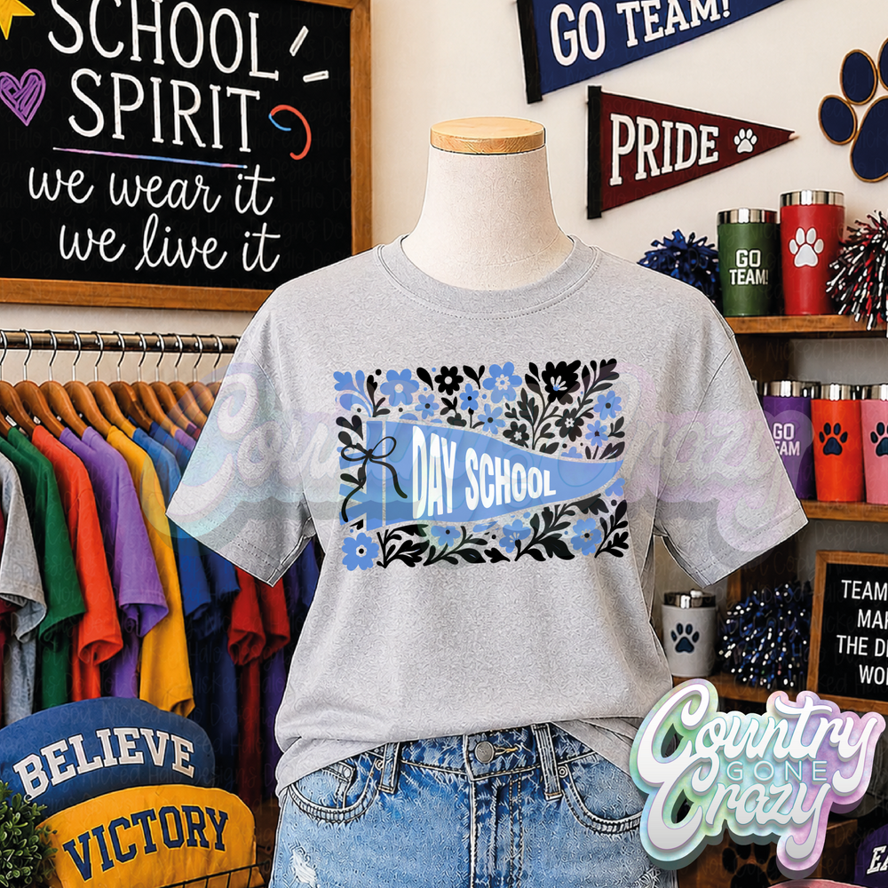 DAY SCHOOL - FLORAL PENNANT