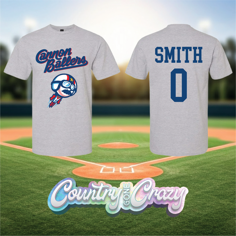CANNON BALLERS T-SHIRT-Country Gone Crazy-Country Gone Crazy