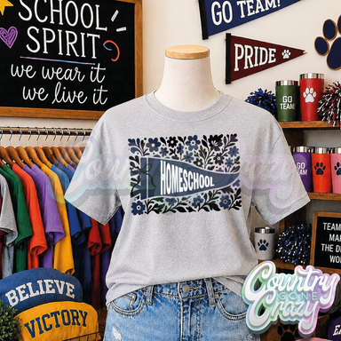 HOMESCHOOL - FLORAL PENNANT-Country Gone Crazy-Country Gone Crazy