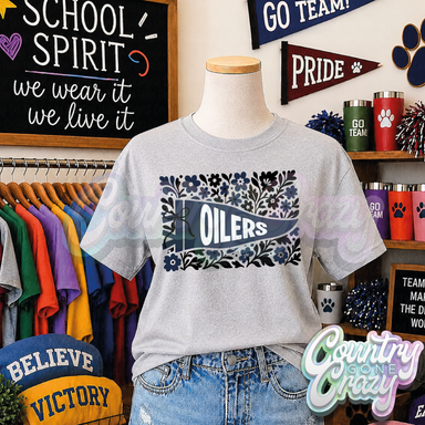 OILERS - FLORAL PENNANT-Country Gone Crazy-Country Gone Crazy