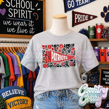 PATRIOTS - FLORAL PENNANT-Country Gone Crazy-Country Gone Crazy