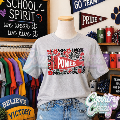 PONIES - FLORAL PENNANT-Country Gone Crazy-Country Gone Crazy