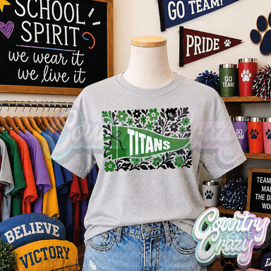 TITANS - FLORAL PENNANT-Country Gone Crazy-Country Gone Crazy